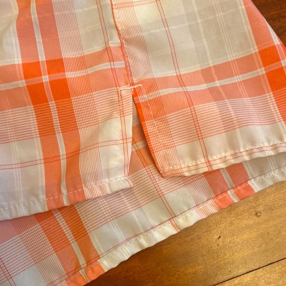 Magellan Fish Gear Mens Sz S Long Sleeve Relaxed Fit Vented Orange/Peach Plaid - Picture 16 of 16